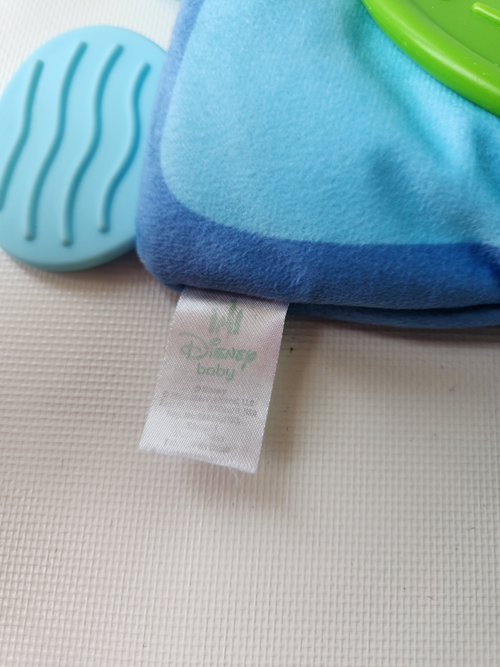 Disney Stitch Baby Crinkle Toy Infant Toddler Leaf Teether Security Lovey Plush - Picture 4 of 4
